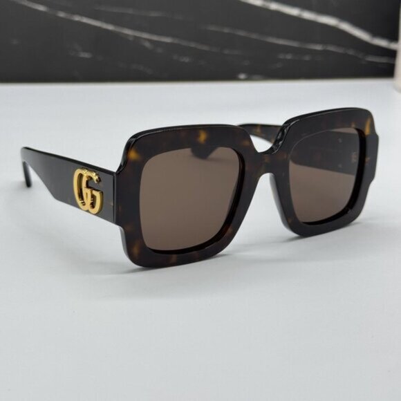 NEW GG1547S 002 GUCCI HAVANA WOMEN GUCCI SUNGLASSES - Picture 1 of 12